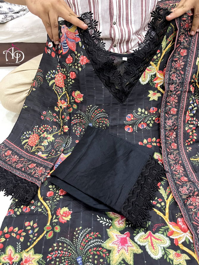 Akshar Black Digital Printed Pakistani Suits Catalog